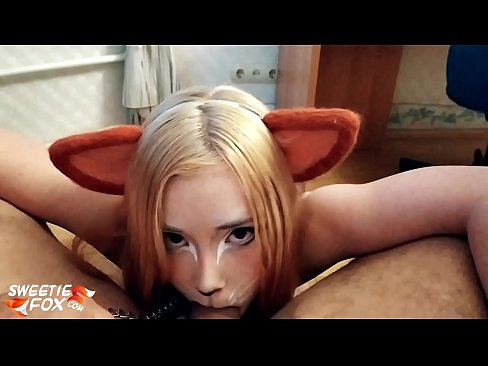 ❤️ 狐狸精吞下鸡巴并在嘴里射精 ️❌ Porno❤